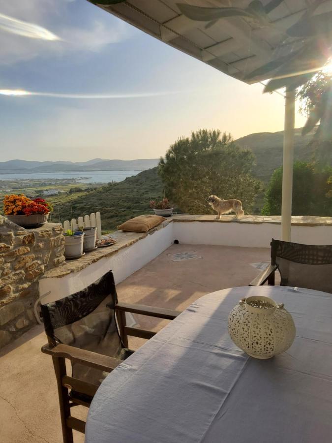 Romantic Sunset Cycladic House In Sotires Moni Christou Dasous Bagian luar foto