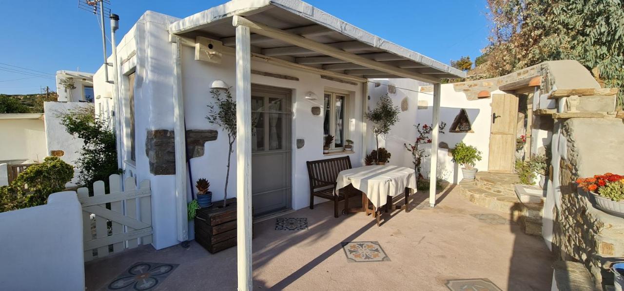 Romantic Sunset Cycladic House In Sotires Moni Christou Dasous Bagian luar foto