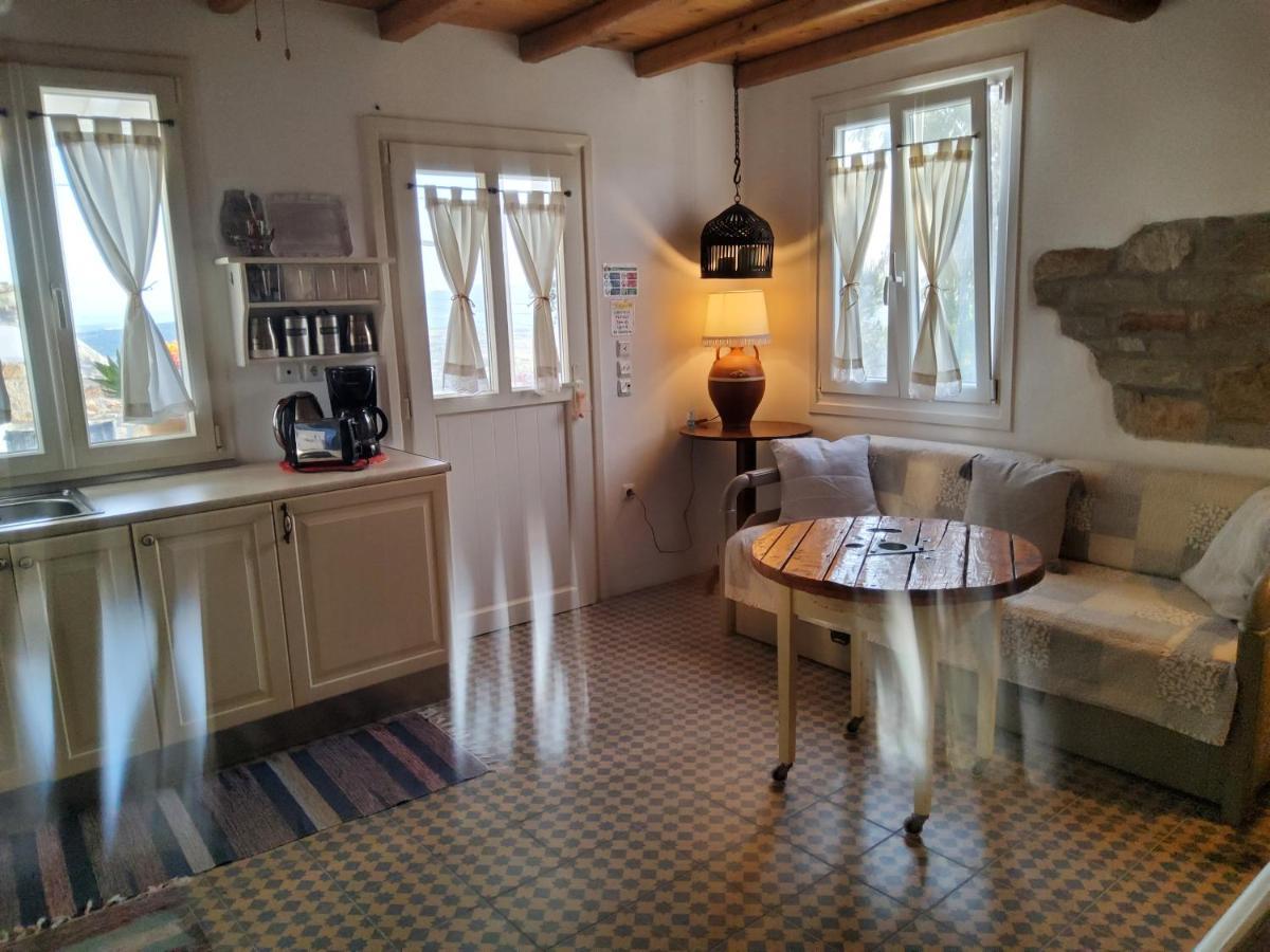 Romantic Sunset Cycladic House In Sotires Moni Christou Dasous Bagian luar foto