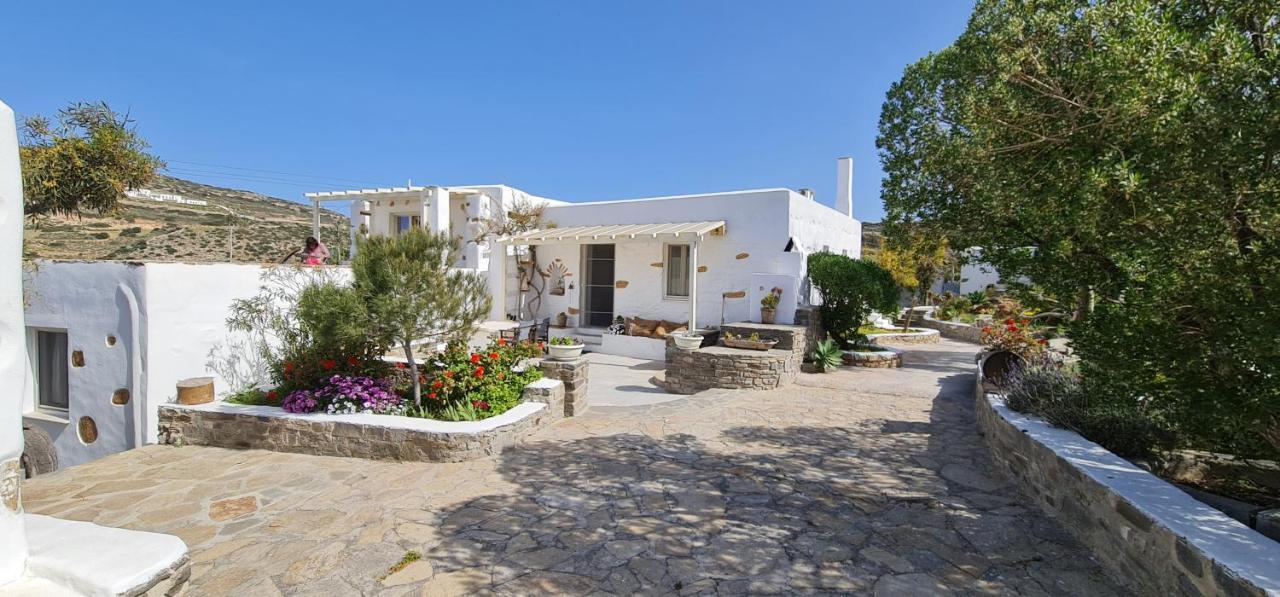 Romantic Sunset Cycladic House In Sotires Moni Christou Dasous Bagian luar foto