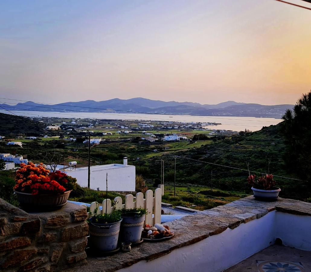 Romantic Sunset Cycladic House In Sotires Moni Christou Dasous Bagian luar foto