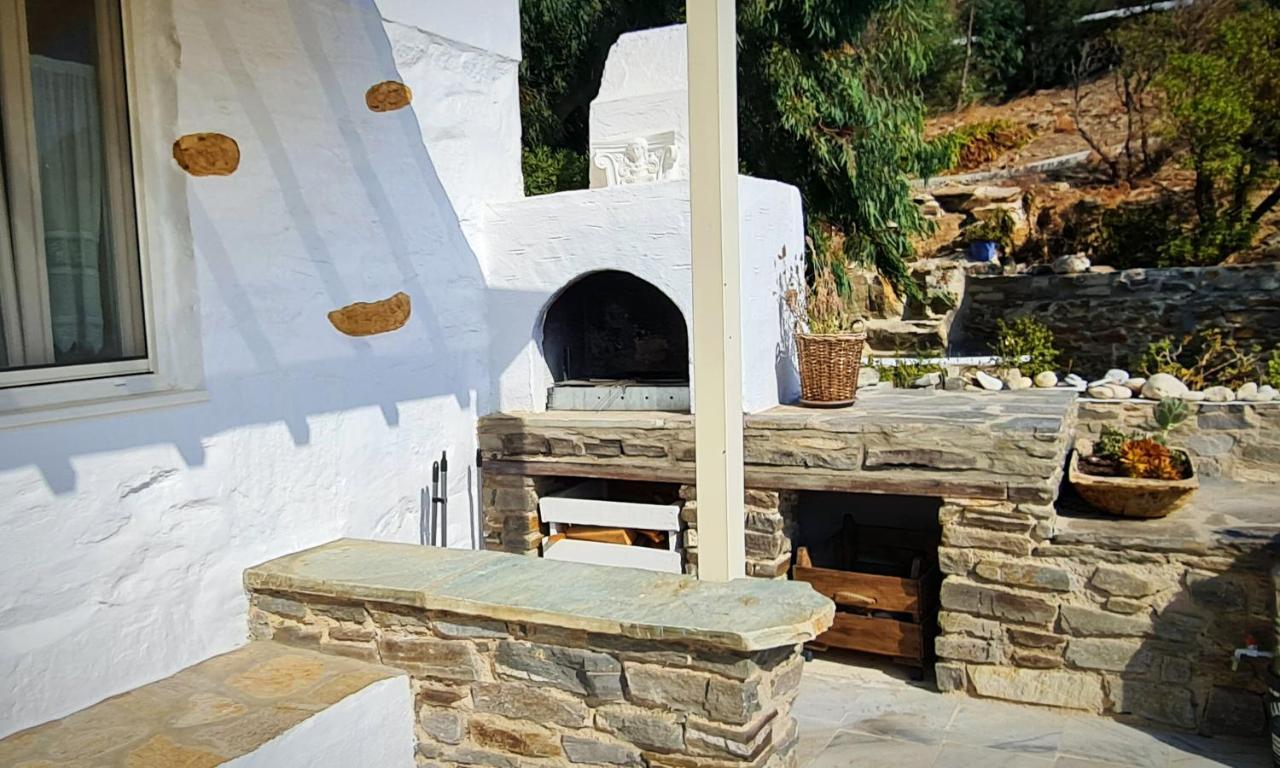 Romantic Sunset Cycladic House In Sotires Moni Christou Dasous Bagian luar foto