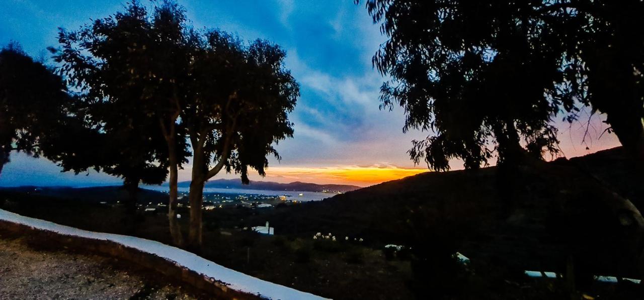 Romantic Sunset Cycladic House In Sotires Moni Christou Dasous Bagian luar foto